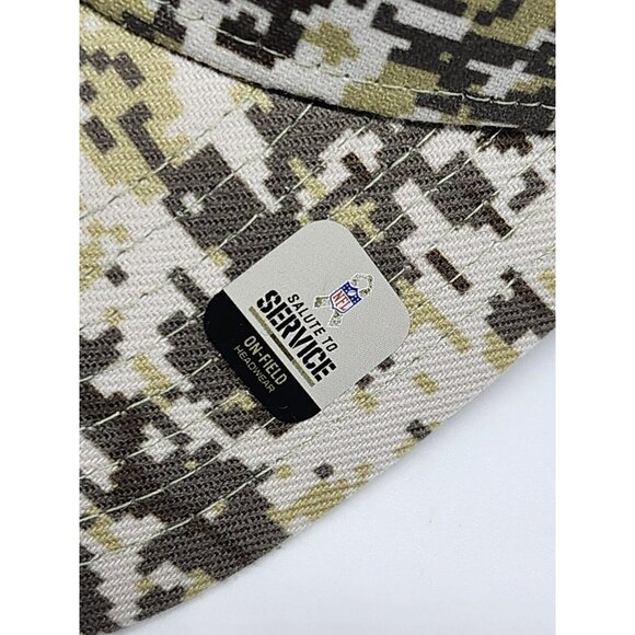 New Era 39THIRTY Las Vegas Raiders Salute To Service Fitted Hat - Picture 5 of 6